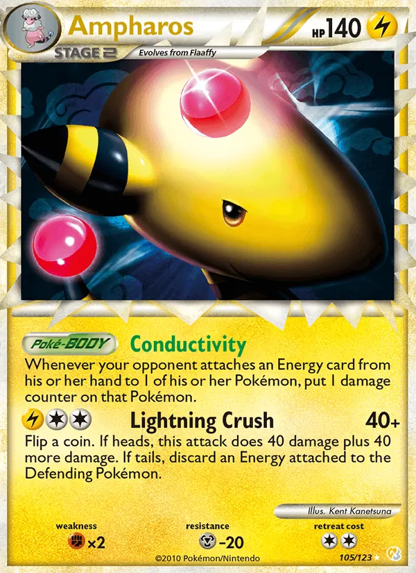 105 Ampharos – HeartGold SoulSilver