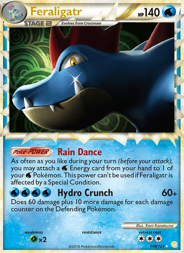 108 Feraligatr – HeartGold SoulSilver