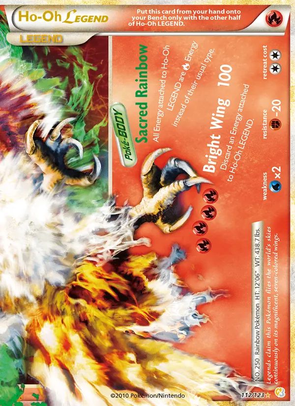 112 Ho-Oh LEGEND – HeartGold SoulSilver