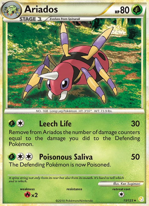 15 Ariados – HeartGold SoulSilver