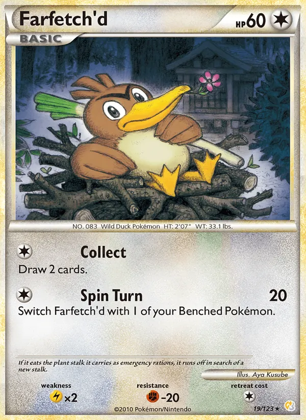 19 Farfetch'd – HeartGold SoulSilver