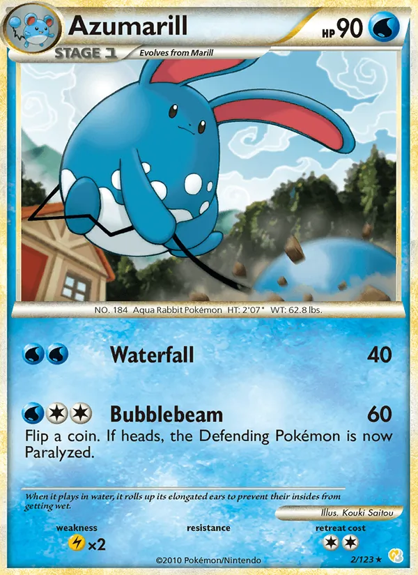2 Azumarill – HeartGold SoulSilver