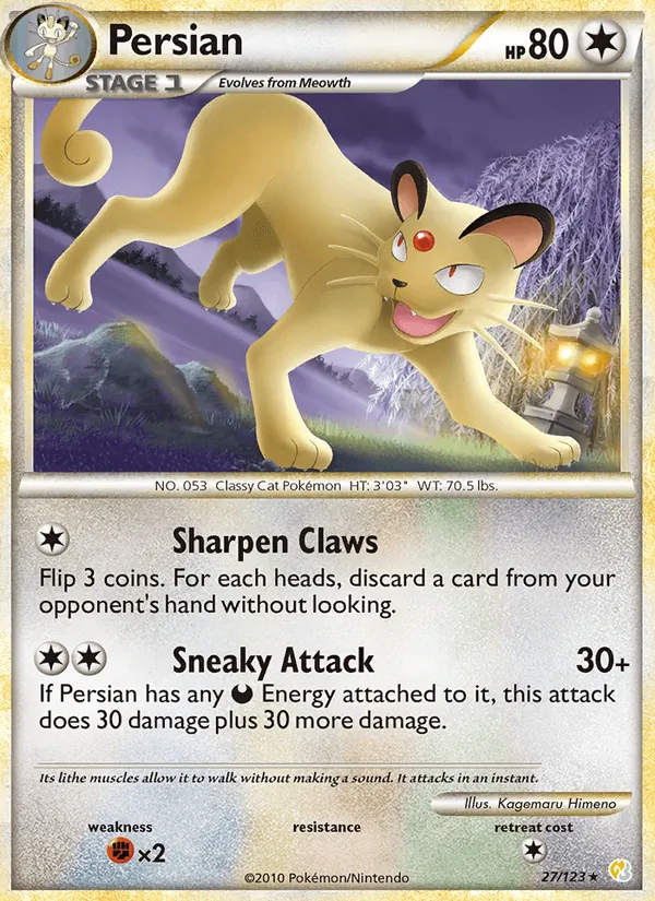 27 Persian – HeartGold SoulSilver