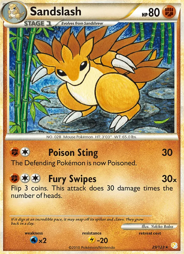 29 Sandslash – HeartGold SoulSilver