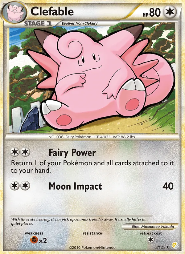 3 Clefable – HeartGold SoulSilver