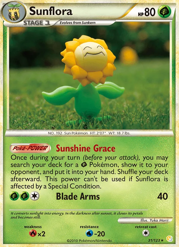 31 Sunflora – HeartGold SoulSilver