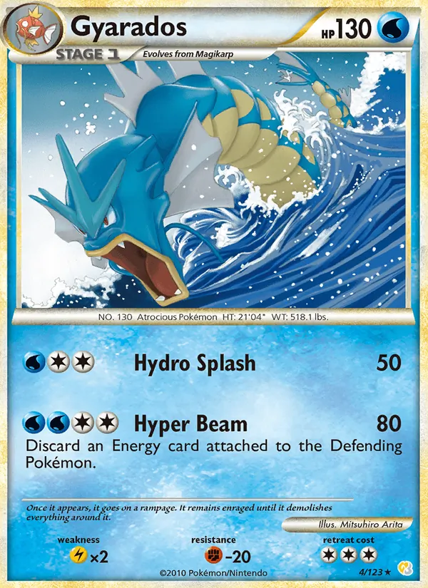 4 Gyarados – HeartGold SoulSilver