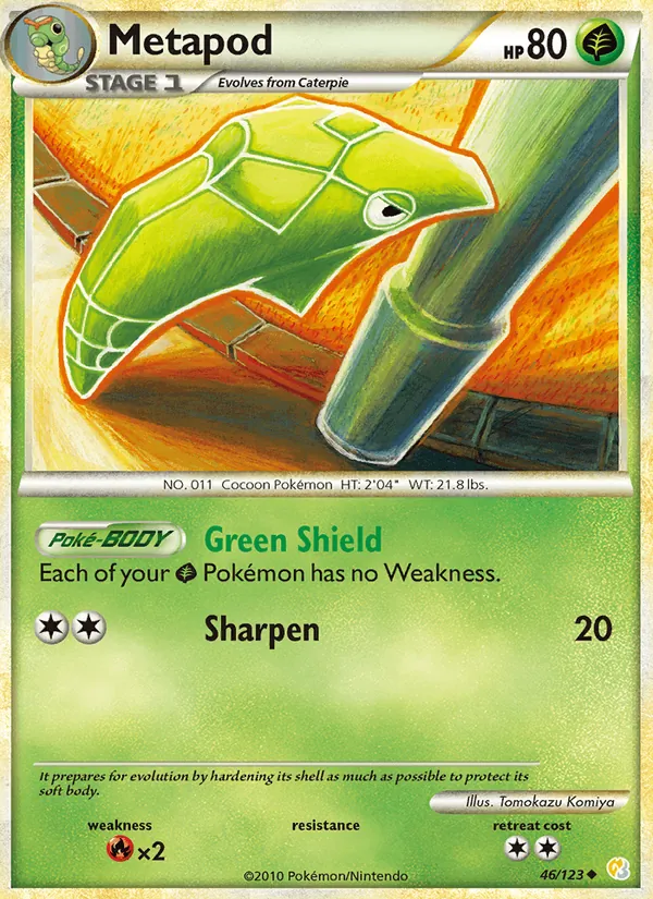 46 Metapod – HeartGold SoulSilver