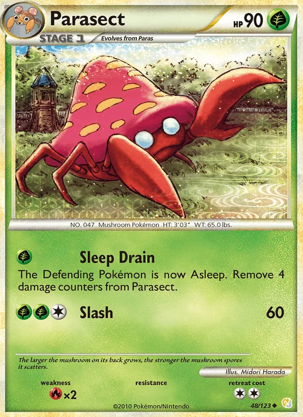 48 Parasect – HeartGold SoulSilver