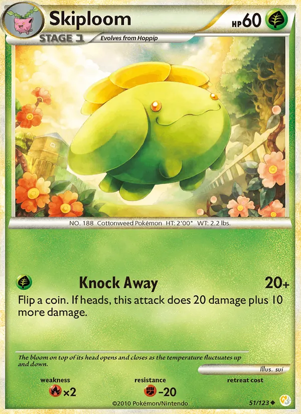 51 Skiploom – HeartGold SoulSilver