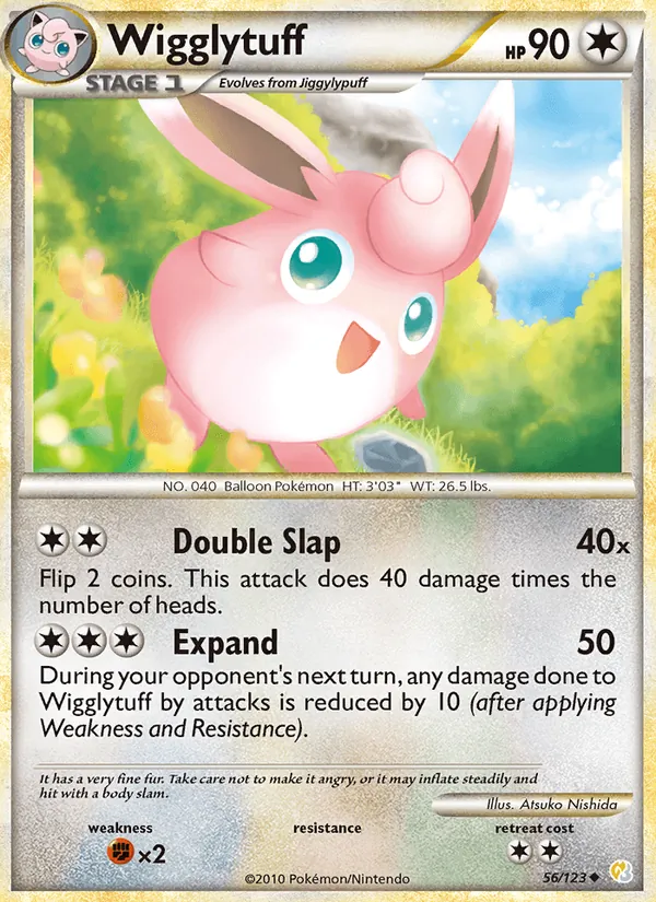 56 Wigglytuff – HeartGold SoulSilver