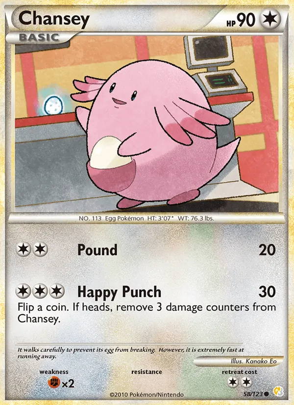 58 Chansey – HeartGold SoulSilver