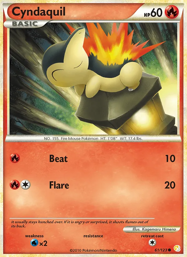61 Cyndaquil – HeartGold SoulSilver