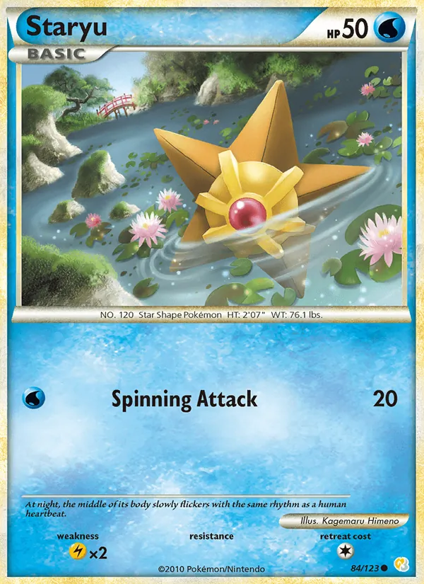 84 Staryu – HeartGold SoulSilver