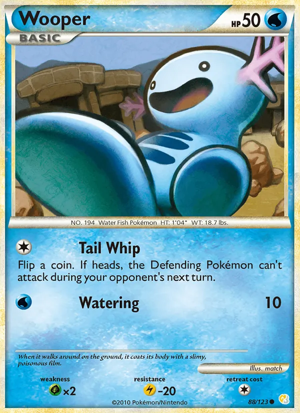 88 Wooper – HeartGold SoulSilver