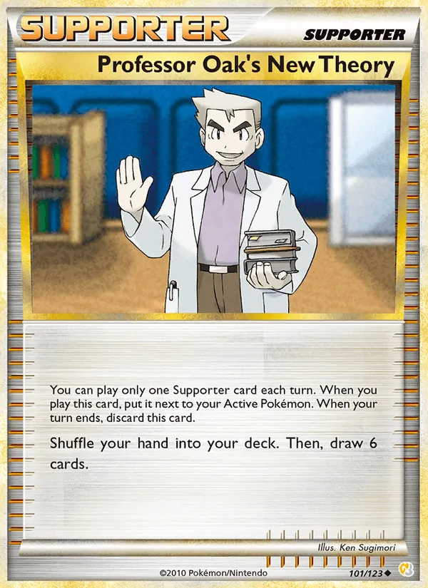 101-RH Professor Oak's New Theory – HeartGold SoulSilver