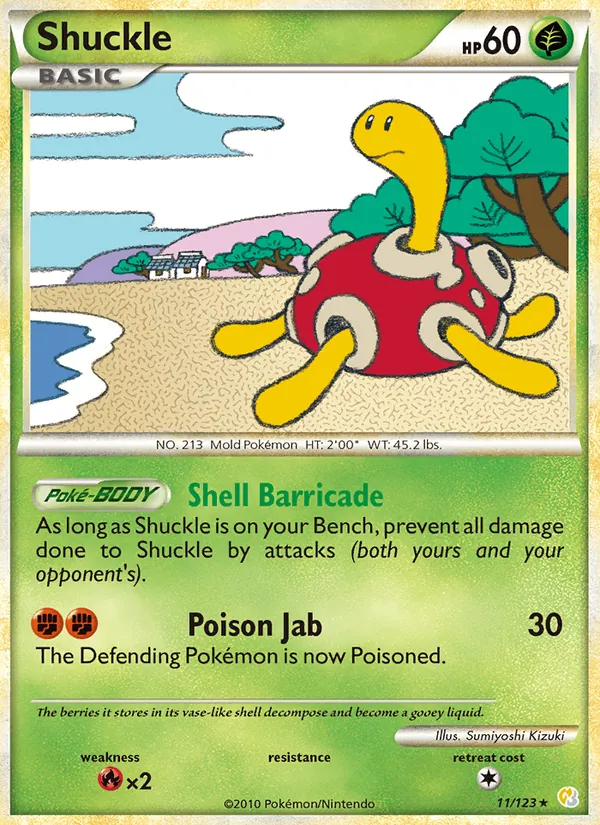 11-RH Shuckle – HeartGold SoulSilver