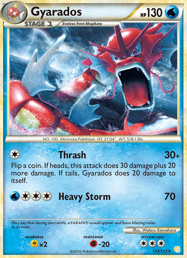 123-RH Gyarados – HeartGold SoulSilver