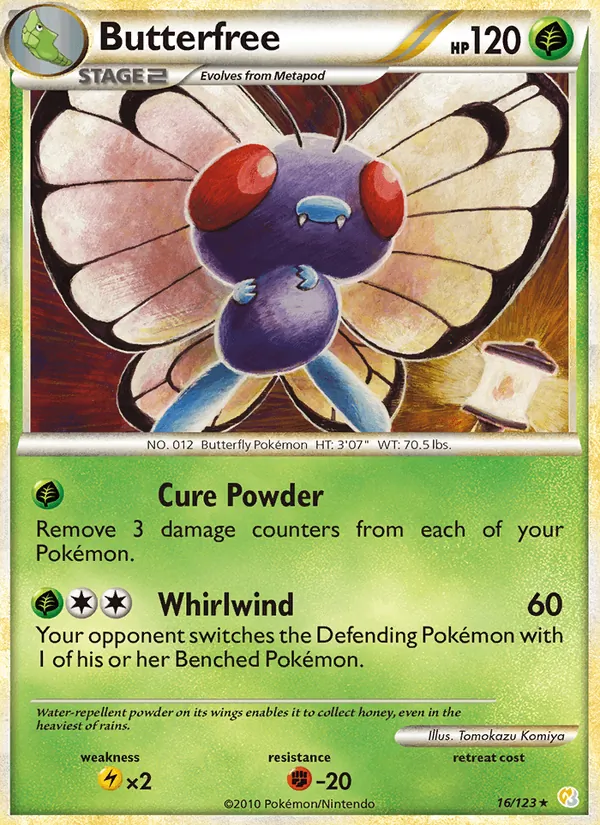16-RH Butterfree – HeartGold SoulSilver