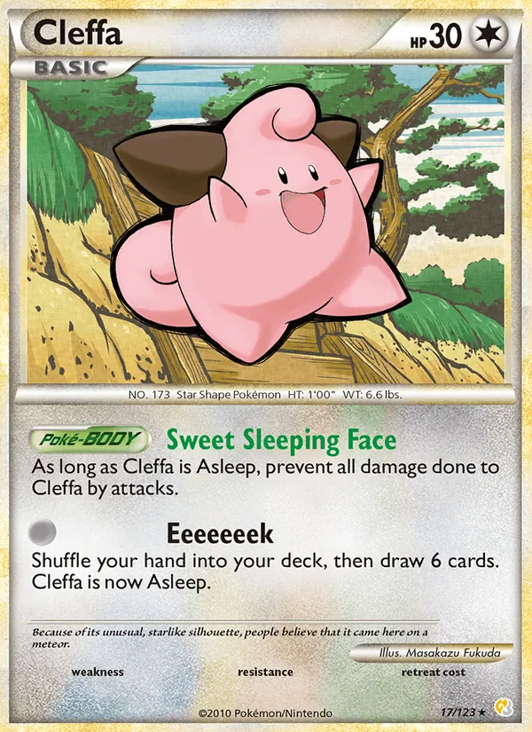 17-RH Cleffa – HeartGold SoulSilver