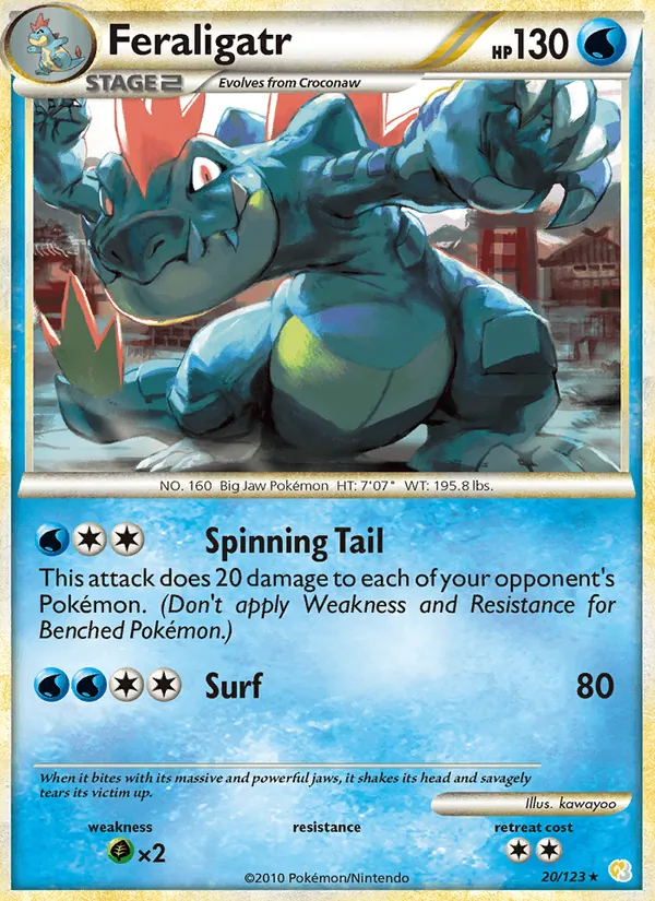 20-RH Feraligatr – HeartGold SoulSilver