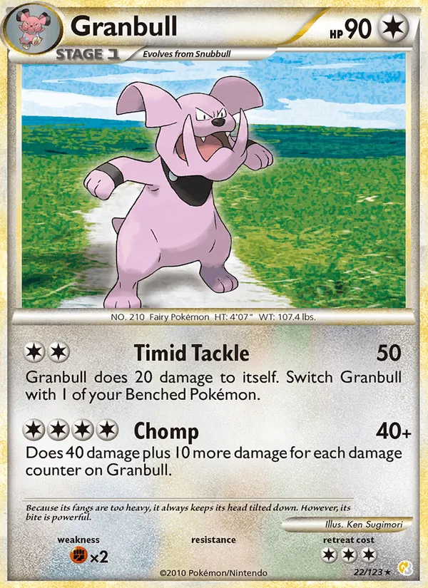 22-RH Granbull – HeartGold SoulSilver