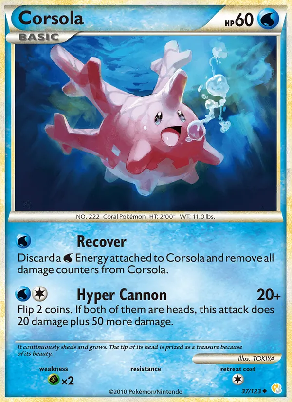 37-RH Corsola – HeartGold SoulSilver