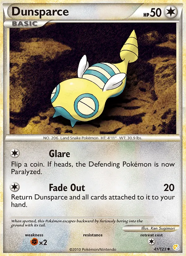 41-RH Dunsparce – HeartGold SoulSilver