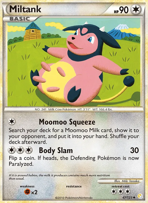 47-RH Miltank – HeartGold SoulSilver