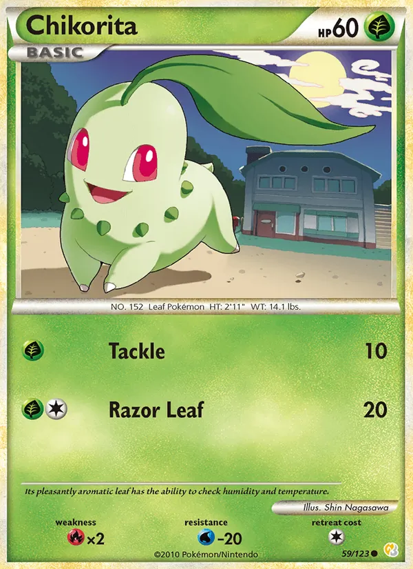 59-RH Chikorita – HeartGold SoulSilver