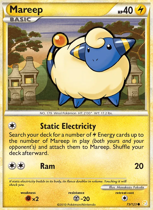 73-RH Mareep – HeartGold SoulSilver