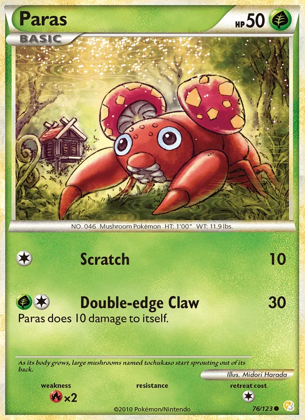 76-RH Paras – HeartGold SoulSilver