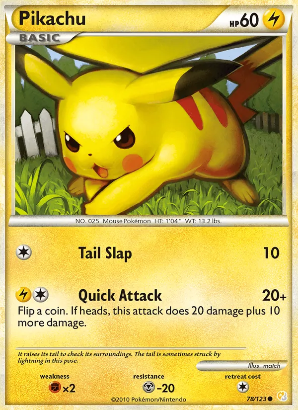 78-RH Pikachu – HeartGold SoulSilver