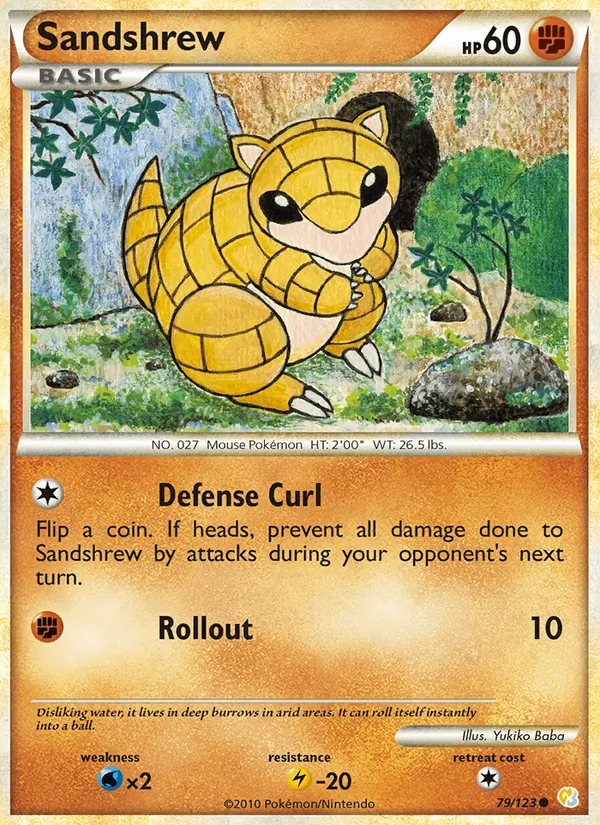 79-RH Sandshrew – HeartGold SoulSilver