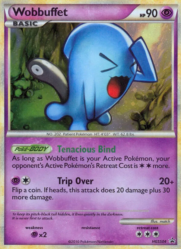 HGSS04 Wobbuffet – HGSS Black Star Promos