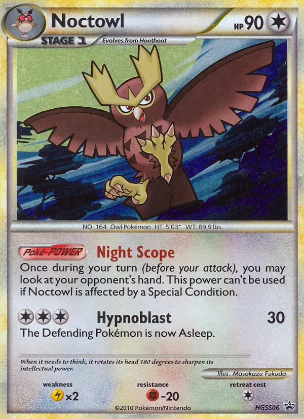 HGSS06 Noctowl – HGSS Black Star Promos