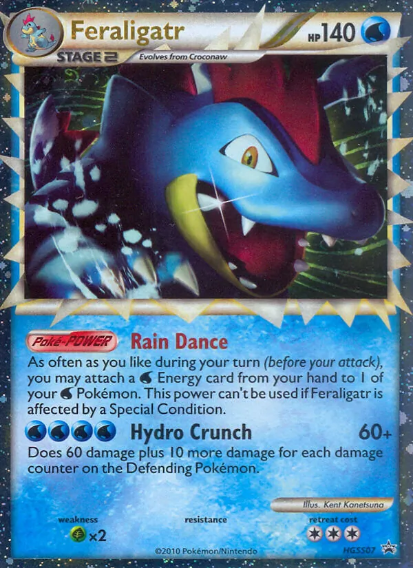 HGSS07 Feraligatr – HGSS Black Star Promos