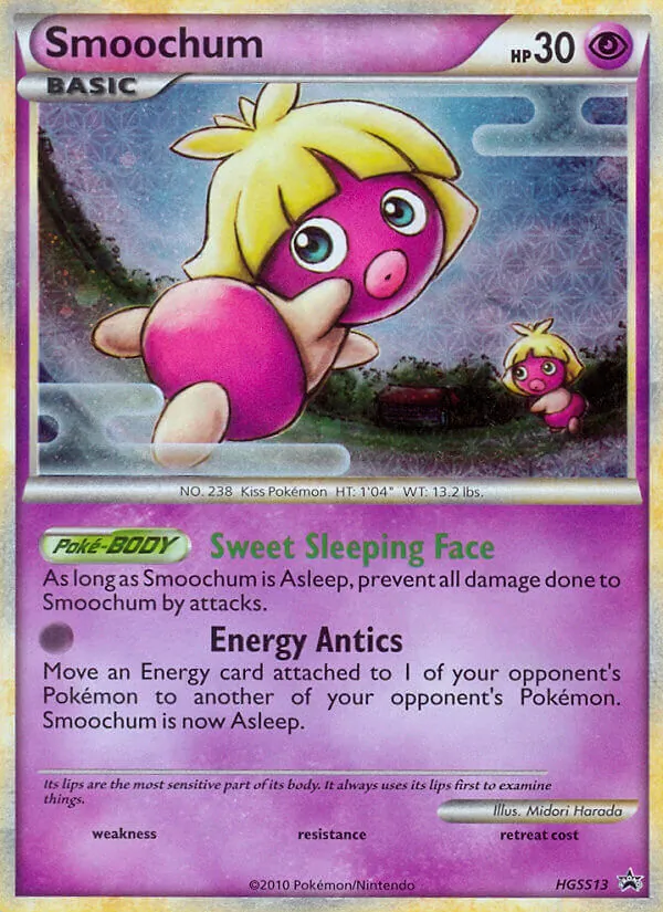 HGSS13 Smoochum – HGSS Black Star Promos