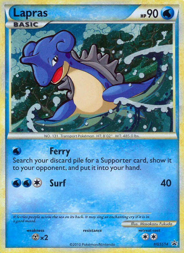 HGSS14 Lapras – HGSS Black Star Promos