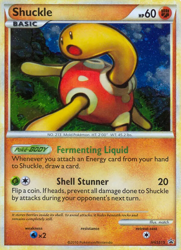 HGSS15 Shuckle – HGSS Black Star Promos