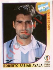 389 Roberto Fabian Ayala – FIFA World Cup Korea/Japan 2002 Panini