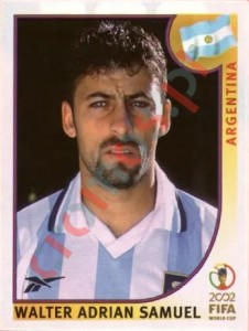 390 Walter Adrian Samuel – FIFA World Cup Korea/Japan 2002 Panini