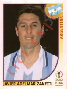 392 Javier Adelmar Zanetti – FIFA World Cup Korea/Japan 2002 Panini