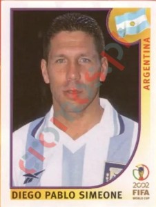 393 Diego Pablo Simeone – FIFA World Cup Korea/Japan 2002 Panini