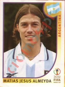 394 Matias Jesus Almeyda – FIFA World Cup Korea/Japan 2002 Panini