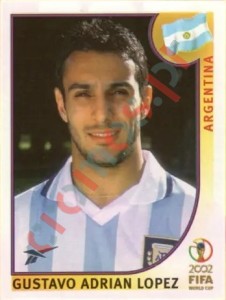 397 Gustavo Adrian Lopez – FIFA World Cup Korea/Japan 2002 Panini