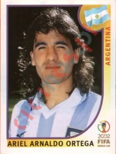 399 Ariel Arnaldo Ortega – FIFA World Cup Korea/Japan 2002 Panini