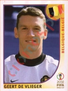 551 Geert De Vlieger – FIFA World Cup Korea/Japan 2002 Panini