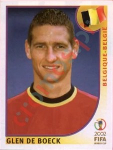 554 Glen De Boeck – FIFA World Cup Korea/Japan 2002 Panini