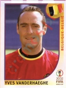 558 Yves Vanderhaeghe – FIFA World Cup Korea/Japan 2002 Panini